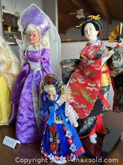 MaxSold Auction: Lot of 4-6 Mixed Fashion, Porcelain, and Souvenir Dolls - Acme (Alberta, Canada) SELLER MANAGED Moving Online Auction - Township Road 292