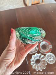 MaxSold Auction: Lot of 6–10 Crystal Ashtrays Clear, Green & Amber - Acme (Alberta, Canada) SELLER MANAGED Moving Online Auction - Township Road 292