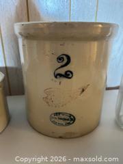 MaxSold Auction: Medalta Stoneware Crocks, Glass Milk Bottle & Enamelware Plates - Acme (Alberta, Canada) SELLER MANAGED Moving Online Auction - Township Road 292