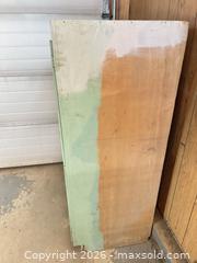 MaxSold Auction: Mint Green Rustic Farmhouse Wooden Double-Door Cabinet - Acme (Alberta, Canada) SELLER MANAGED Moving Online Auction - Township Road 292