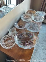MaxSold Auction: Mixed Cut Glass & Crystal Pieces, Approx. 12 in, Lot of 9 - Acme (Alberta, Canada) SELLER MANAGED Moving Online Auction - Township Road 292