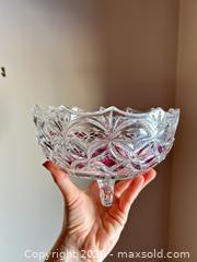 MaxSold Auction: Mixed Cut Glass & Crystal Pieces, Approx. 12 in, Lot of 9 - Acme (Alberta, Canada) SELLER MANAGED Moving Online Auction - Township Road 292