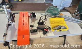 MaxSold Auction: Mixed Fishing Gear Bundle — Planner Board, Downrigger, Rod Holders - Acme (Alberta, Canada) SELLER MANAGED Moving Online Auction - Township Road 292