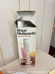 MaxSold Auction: Mixed Kitchen Lot: Vintage Multicooker, Hand Blender, Skillet - Acme (Alberta, Canada) SELLER MANAGED Moving Online Auction - Township Road 292