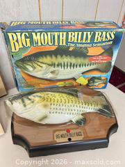 MaxSold Auction: Mixed Lot: Big Mouth Billy Bass, Teddy Bear Cottage & Mini Shadowboxes - Acme (Alberta, Canada) SELLER MANAGED Moving Online Auction - Township Road 292