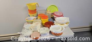 MaxSold Auction: Mixed Lot of 16+ Glass & Plastic Bowls, Containers & Lids - Acme (Alberta, Canada) SELLER MANAGED Moving Online Auction - Township Road 292
