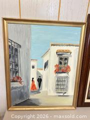 MaxSold Auction: Original Acrylic Landscape & Street Scene Paintings, 24x36 in, Framed - Acme (Alberta, Canada) SELLER MANAGED Moving Online Auction - Township Road 292