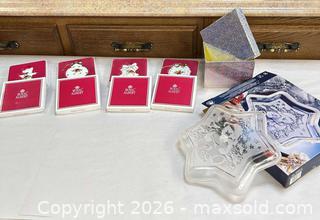 MaxSold Auction: Royal Albert Porcelain Dish with 4 Christmas Ornaments (Boxed) - Acme (Alberta, Canada) SELLER MANAGED Moving Online Auction - Township Road 292