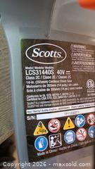 MaxSold Auction: Scotts LCS31440S 40V Cordless 14 inch Chainsaw - Acme (Alberta, Canada) SELLER MANAGED Moving Online Auction - Township Road 292