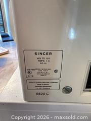 MaxSold Auction: Singer 5820 C Sewing Machine with Accessories - Acme (Alberta, Canada) SELLER MANAGED Moving Online Auction - Township Road 292