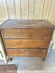 MaxSold Auction: Solid Wood Brown Storage Chest (Small) - Acme (Alberta, Canada) SELLER MANAGED Moving Online Auction - Township Road 292