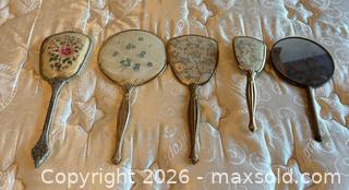 MaxSold Auction: Vintage 1950s-1960s Hand Mirrors and Vanity Brush Set - Acme (Alberta, Canada) SELLER MANAGED Moving Online Auction - Township Road 292