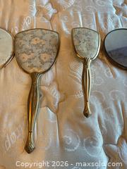 MaxSold Auction: Vintage 1950s-1960s Hand Mirrors and Vanity Brush Set - Acme (Alberta, Canada) SELLER MANAGED Moving Online Auction - Township Road 292