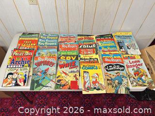 MaxSold Auction: Vintage Comic Books Lot — 1940s–1970s, Single Issues & Runs - Acme (Alberta, Canada) SELLER MANAGED Moving Online Auction - Township Road 292