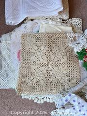 MaxSold Auction: Vintage mid-century mixed doilies lot, 31-50 pieces - Acme (Alberta, Canada) SELLER MANAGED Moving Online Auction - Township Road 292