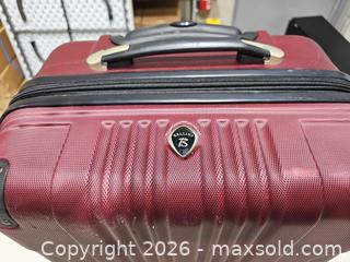 MaxSold Auction: Bellini Large Burgundy Hard-Shell Suitcase with 4 Spinner Wheels - Toronto (Ontario, Canada) PARTNER MANAGED Reseller Online Auction - Coldwater Road