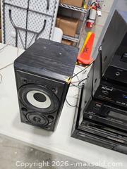 MaxSold Auction: Home Stereo System with Receiver, DVD, CD, Cassette, VCR + Speakers - Toronto (Ontario, Canada) PARTNER MANAGED Reseller Online Auction - Coldwater Road