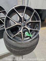 MaxSold Auction: Manzinni 17" Alloy Wheels 5x100 Black Machined Face, Set of 4 - Toronto (Ontario, Canada) PARTNER MANAGED Reseller Online Auction - Coldwater Road