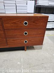MaxSold Auction: Mid-Century Modern Teak Finish Dresser, 9 Drawers - Toronto (Ontario, Canada) PARTNER MANAGED Reseller Online Auction - Coldwater Road