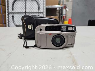 MaxSold Auction: Minolta Riva Zoom 70 (Date) 35mm Point & Shoot Camera 35-70mm - Toronto (Ontario, Canada) PARTNER MANAGED Reseller Online Auction - Coldwater Road
