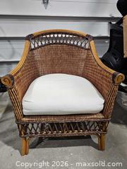 MaxSold Auction: Pier 1 Imports Wicker Armchair - Toronto (Ontario, Canada) PARTNER MANAGED Reseller Online Auction - Coldwater Road