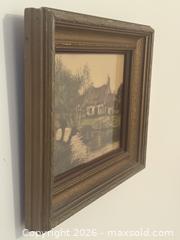 MaxSold Auction: Antique Framed Thatched House Painting - Ottawa (Kanata) (Ontario, Canada) SELLER MANAGED Estate Sale Online Auction - Country Lane West