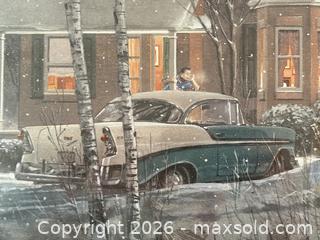 MaxSold Auction: Framed and Hand Signed Limited Edition “ Game’s On” Hockey Print - Ottawa (Kanata) (Ontario, Canada) SELLER MANAGED Estate Sale Online Auction - Country Lane West