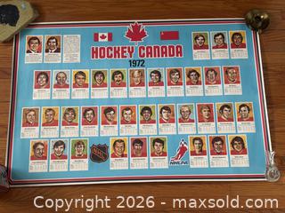 MaxSold Auction: Vintage 1972 Team Canada Summit Series Poster - Ottawa (Kanata) (Ontario, Canada) SELLER MANAGED Estate Sale Online Auction - Country Lane West
