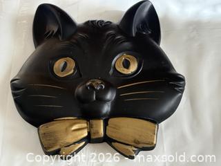 MaxSold Auction: Vintage 1974 Miller Studios Wall Mount Plaster Black Cat - Ottawa (Kanata) (Ontario, Canada) SELLER MANAGED Estate Sale Online Auction - Country Lane West