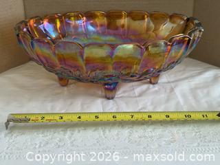 MaxSold Auction: Vintage Carnival Glass Grape and Leaf Pattern Center Piece Bowl - Ottawa (Kanata) (Ontario, Canada) SELLER MANAGED Estate Sale Online Auction - Country Lane West