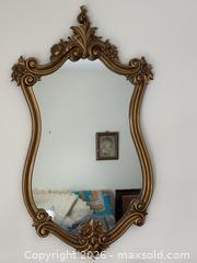 MaxSold Auction: Vintage Gilded Wall Mount Mirror - Ottawa (Kanata) (Ontario, Canada) SELLER MANAGED Estate Sale Online Auction - Country Lane West