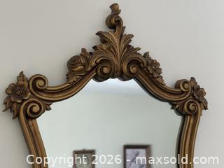 MaxSold Auction: Vintage Gilded Wall Mount Mirror - Ottawa (Kanata) (Ontario, Canada) SELLER MANAGED Estate Sale Online Auction - Country Lane West