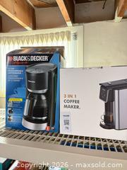 MaxSold Auction: Black and decker coffee maker and Sifene 3 In 1 coffee maker  - Toronto (Ontario, Canada) PARTNER MANAGED Estate Sale Online Auction - Glencairn Avenue
