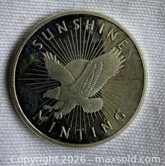 MaxSold Auction: HALF TROY OUNCE SHINING MINTING .999 FINE SILVER  - Warwick Township (Pennsylvania, USA) SELLER MANAGED Estate Sale Online Auction -  Crocker Lane