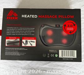 MaxSold Auction: LIKE NEW RBX HEATED MASSAGE PILLOW   - Warwick Township (Pennsylvania, USA) SELLER MANAGED Estate Sale Online Auction -  Crocker Lane
