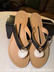 MaxSold Auction: NEW IN BOX NEW DIRECTIONS LADIES SIZE 9.5 BLACK KARSEN   FLIP FLOPS - Warwick Township (Pennsylvania, USA) SELLER MANAGED Estate Sale Online Auction -  Crocker Lane