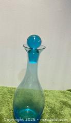 MaxSold Auction: Blue Glass Decanter  - Wheatland (New York, USA) SELLER MANAGED Downsizing Online Auction -  Briarwood Lane