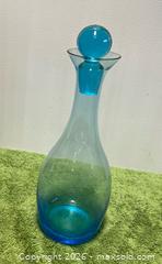 MaxSold Auction: Blue Glass Decanter  - Wheatland (New York, USA) SELLER MANAGED Downsizing Online Auction -  Briarwood Lane