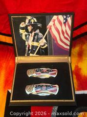 MaxSold Auction: Firefighter Knife Set in Book - Wheatland (New York, USA) SELLER MANAGED Downsizing Online Auction -  Briarwood Lane