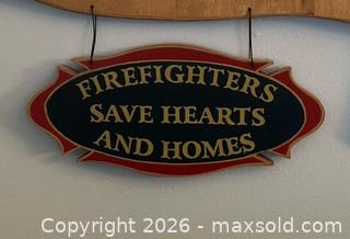 MaxSold Auction: Firefighter Wall Decor - Wheatland (New York, USA) SELLER MANAGED Downsizing Online Auction -  Briarwood Lane