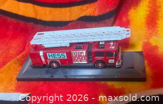 MaxSold Auction: Hess 1999 Miniature Fire Truck - Wheatland (New York, USA) SELLER MANAGED Downsizing Online Auction -  Briarwood Lane