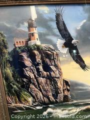 MaxSold Auction: Kevin Daniel Painting or Print in wood frame - Wheatland (New York, USA) SELLER MANAGED Downsizing Online Auction -  Briarwood Lane