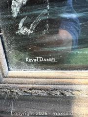 MaxSold Auction: Kevin Daniel Painting or Print in wood frame - Wheatland (New York, USA) SELLER MANAGED Downsizing Online Auction -  Briarwood Lane