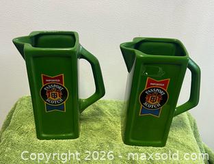 MaxSold Auction: Set of 2 Passport Scotch Pitchers  - Wheatland (New York, USA) SELLER MANAGED Downsizing Online Auction -  Briarwood Lane