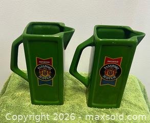 MaxSold Auction: Set of 2 Passport Scotch Pitchers  - Wheatland (New York, USA) SELLER MANAGED Downsizing Online Auction -  Briarwood Lane