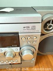 MaxSold Auction: Aiwa CX-ND20G Mini Stereo System w/ 3-Disc CD Changer B - White Rock (British Columbia, Canada) Downsizing Online Auction - Everall Street