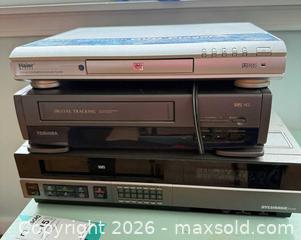 MaxSold Auction: DVD Player, VHS Player B - White Rock (British Columbia, Canada) Downsizing Online Auction - Everall Street