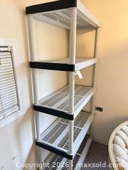 MaxSold Auction: Plastic/Resin 5-Shelf Shelving Unit C - White Rock (British Columbia, Canada) Downsizing Online Auction - Everall Street