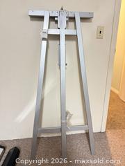 MaxSold Auction: Silver Adjustable Folding Easel A - White Rock (British Columbia, Canada) Downsizing Online Auction - Everall Street