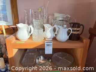 MaxSold Auction: Bohemia Crystal Pitchers, Creamers, Serving Dishes & Salt Box B - Hamilton (Ontario, Canada) Moving Online Auction - Sunning Hill Avenue
